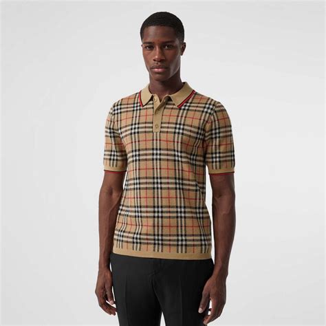 polo burberry uomo nero|Burberry Polo Shirts for Men .